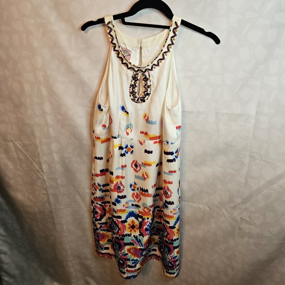 PHOEBE COUTURE LADIES MULTI-COLORED DRESS SIZE 8.